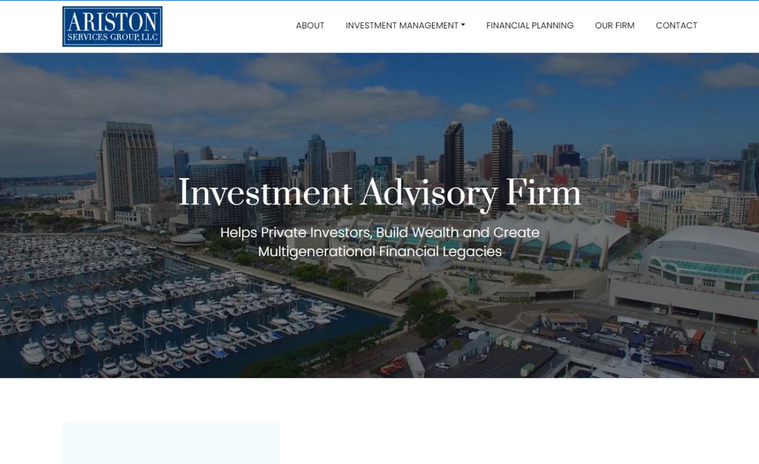 professional and comprehensive web site