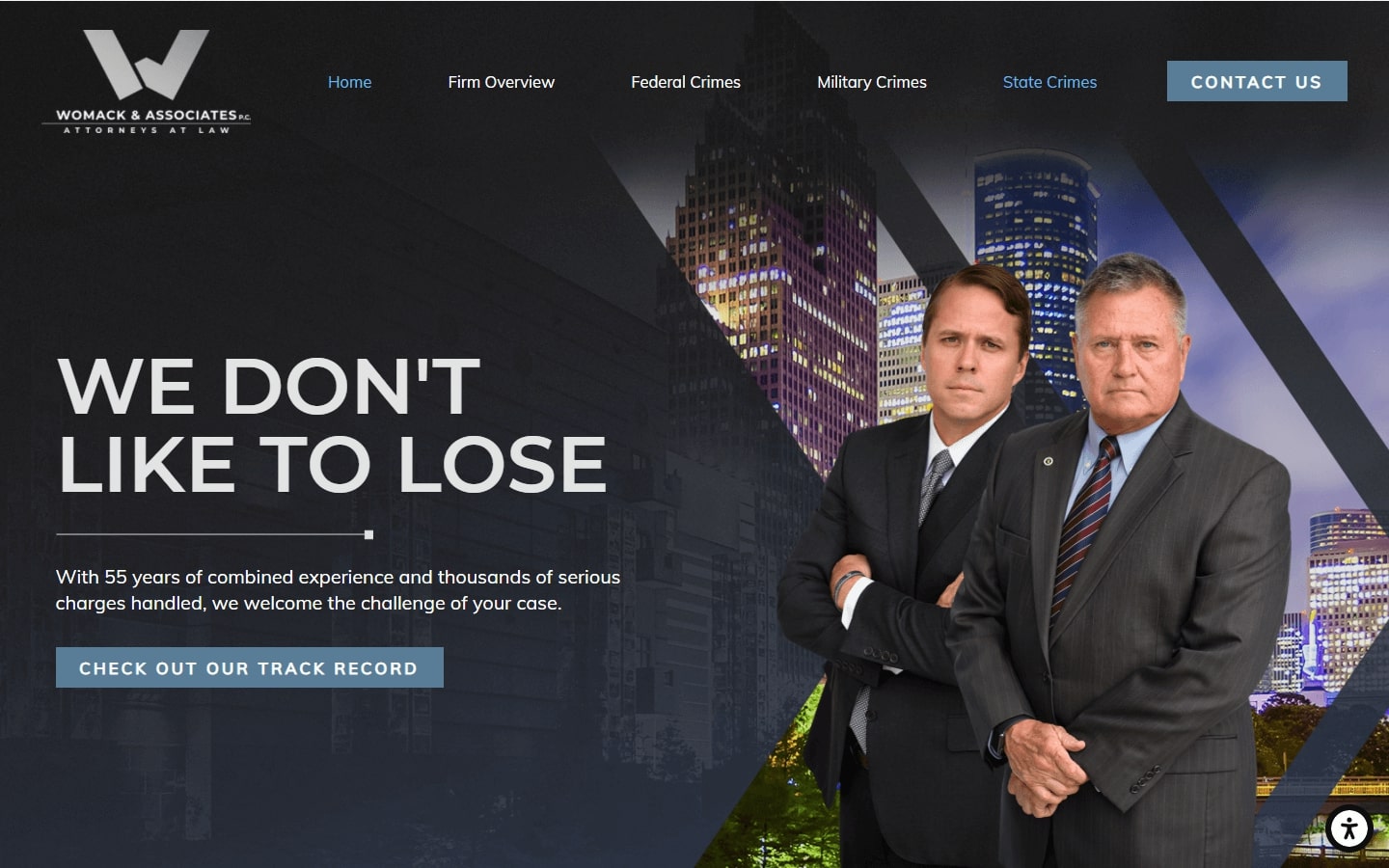 criminal defense attorney website design